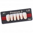 Зубы искусственные акриловые Premium 6 цвет A1 фасон O4 верх (0007) PRA1O4